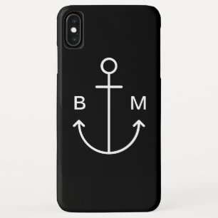 Nautical Monogram Boat Anchor Case-Mate iPhone Case