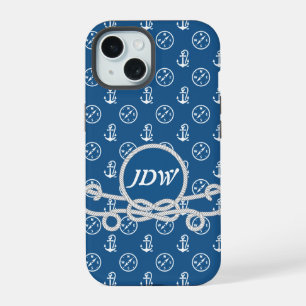 Nautical Monogram Cell Phone Case