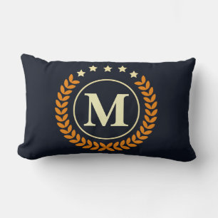 Nautical Monogram Lumbar Cushion