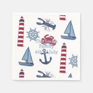 Nautical  napkin