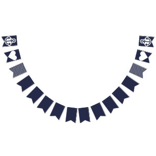 Nautical Navy Anchor Bunting