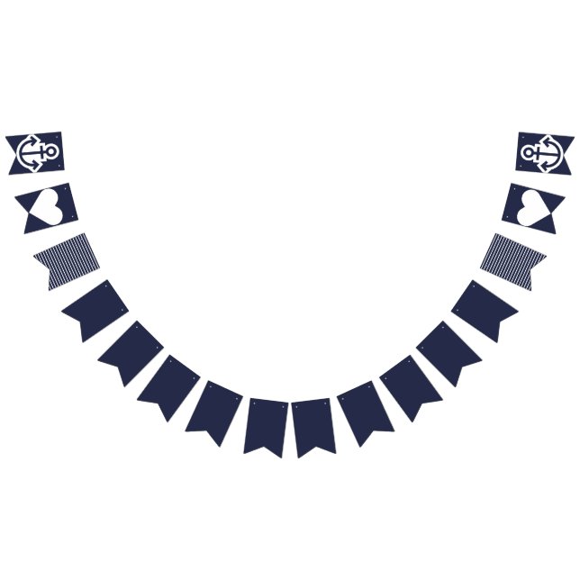 Nautical Navy Anchor Bunting (All)