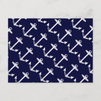 Nautical Navy Anchor Pattern