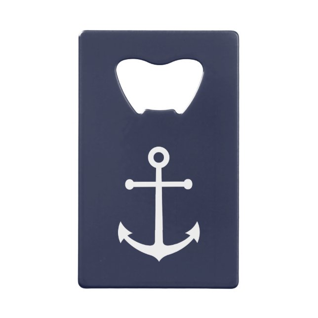 Nautical Navy Blue Anchor (Front)