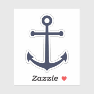 Nautical Navy Blue Anchor