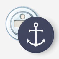Nautical Navy Blue Anchor