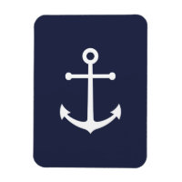 Nautical Navy Blue Anchor