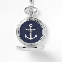 Nautical Navy Blue Anchor