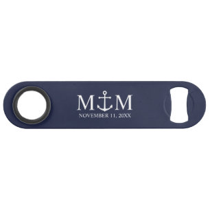 Nautical Navy Blue Anchor Wedding