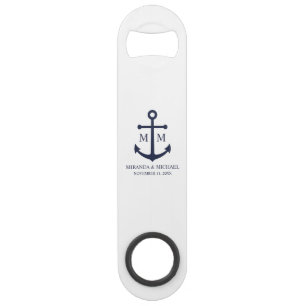 Nautical Navy Blue Anchor Wedding