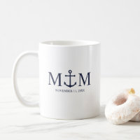 Nautical Navy Blue Anchor Wedding