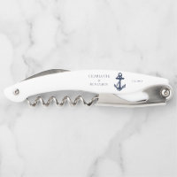 Nautical Navy Blue Anchor Wedding Groomsman