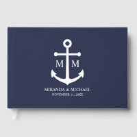 Nautical Navy Blue Anchor Wedding