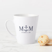 Nautical Navy Blue Anchor Wedding