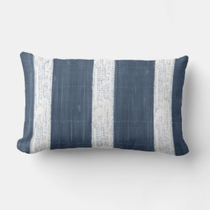 Nautical Navy Blue Lumbar Pillow