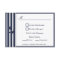 Nautical Navy Blue Swallows RSVP 2 Menu Choice