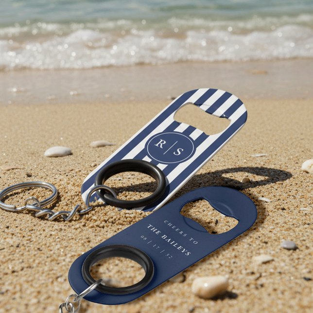 Nautical Navy Stripe Monogram Wedding (Creator Uploaded)