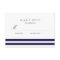 Nautical Navy Wedding RSVP