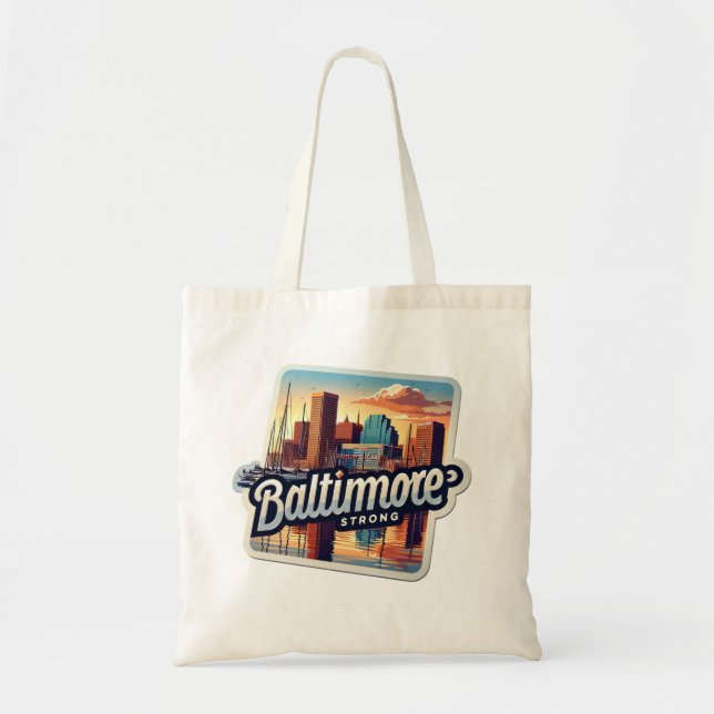 Nautical & Noble: Baltimore Strong Tote (Front)