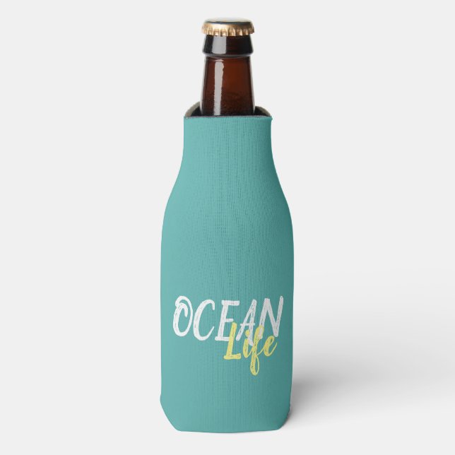 nautical OCEAN LIFE | Bottle Cooler (Bottle Front)