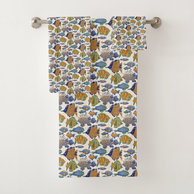 Nautical Ocean Life Towel Collection (Insitu)