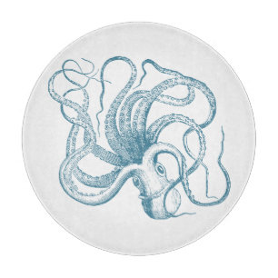 Nautical Octopus Cutting Board
