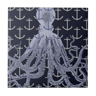 Nautical Octopus Tile