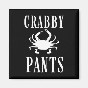 Nautical Pants Funny Crab Magnet