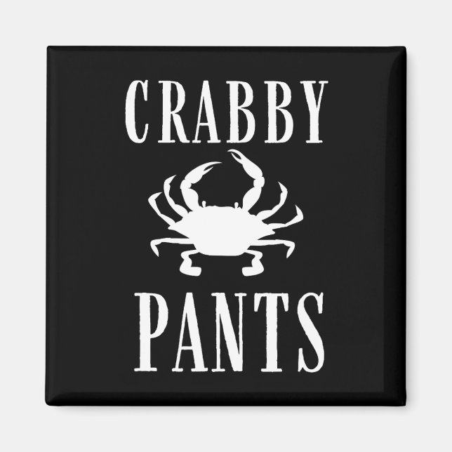Nautical Pants Funny Crab  Magnet (Front)