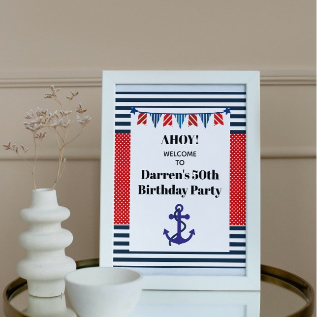 Nautical Party Sign (Creator Uploaded)