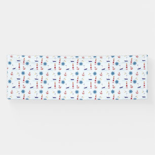 Nautical Pattern Banner