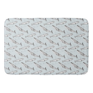 Nautical Pattern Bath Mat