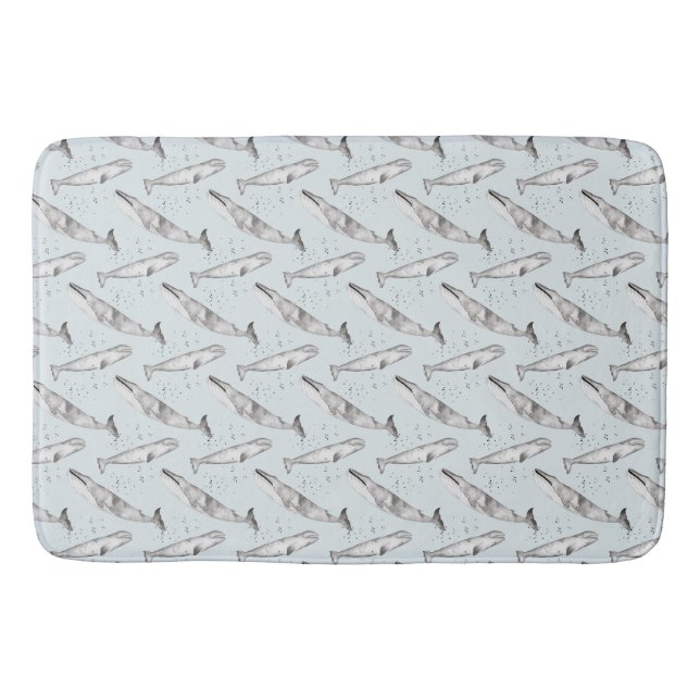 Nautical Pattern Bath Mat (Front)