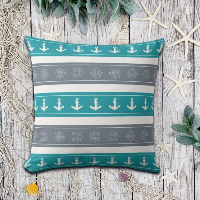 Nautical Pattern Boat Elements Cushion (Creator Uploaded)