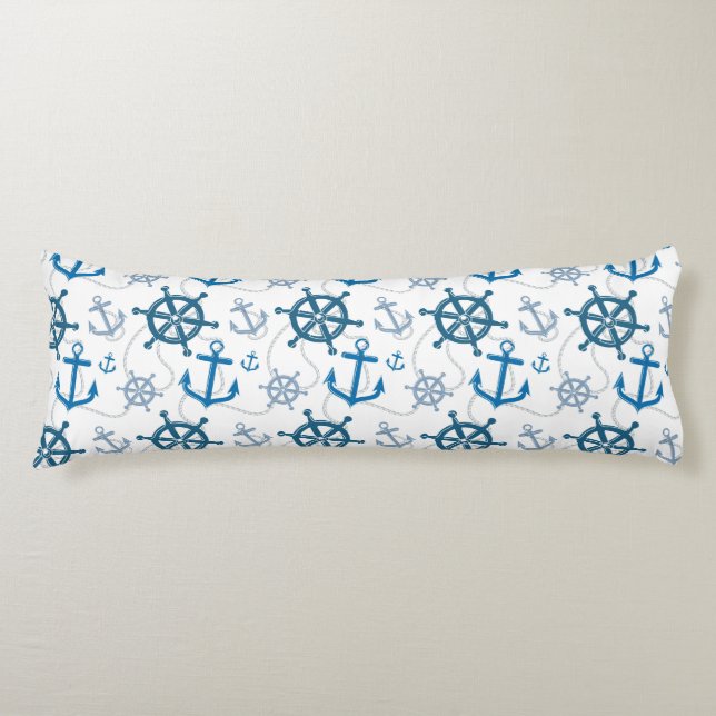 Nautical pattern body cushion (Front)