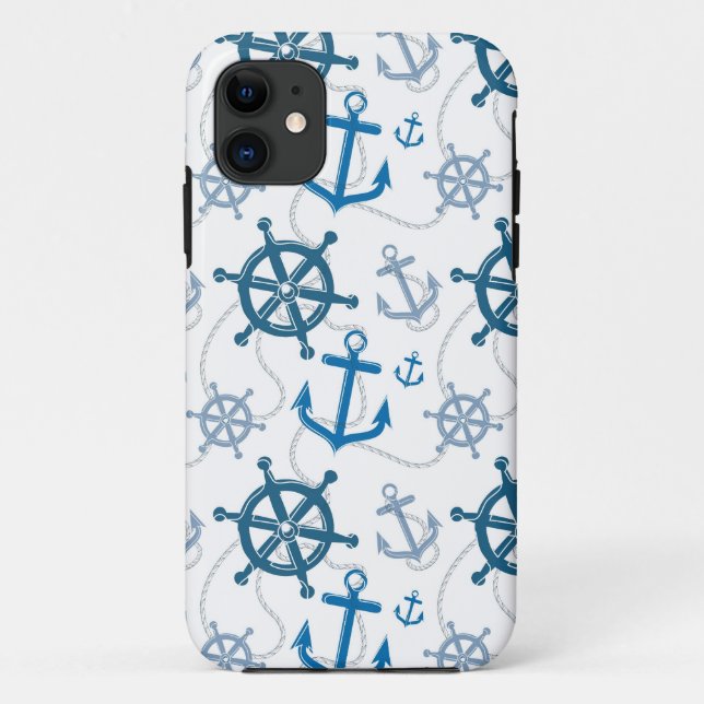 Nautical pattern Case-Mate iPhone case (Back)