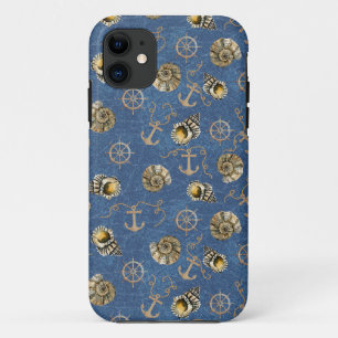 nautical pattern Case-Mate iPhone case