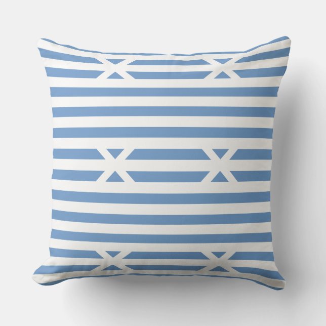 Nautical pattern  cushion (Front)