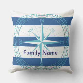Nautical pattern  cushion