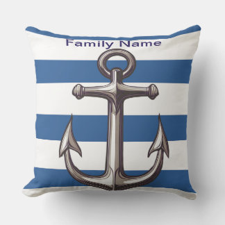 Nautical pattern  cushion