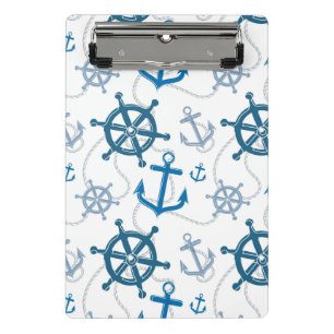 Nautical pattern mini clipboard