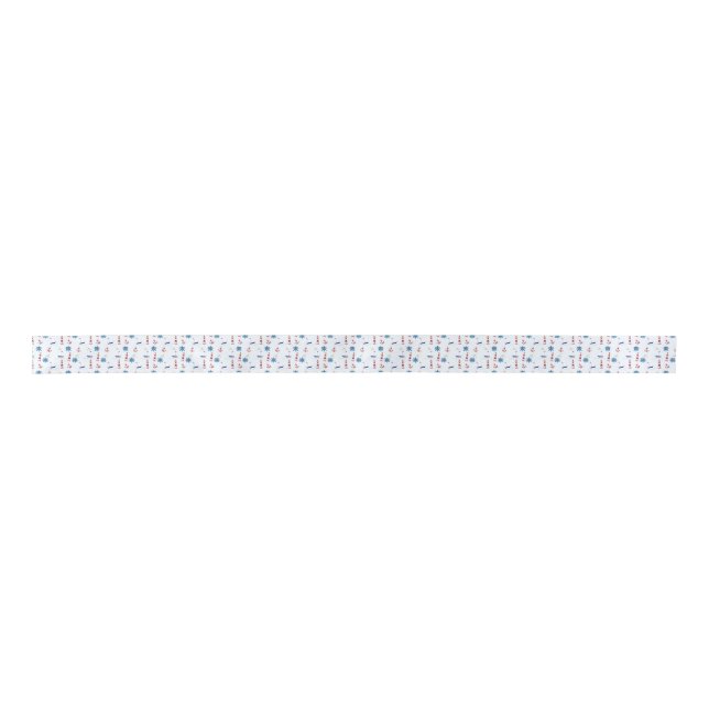 Nautical Pattern Satin Ribbon (Front)