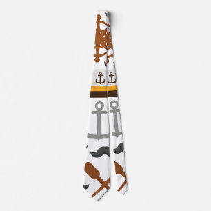 Nautical Pattern Tie