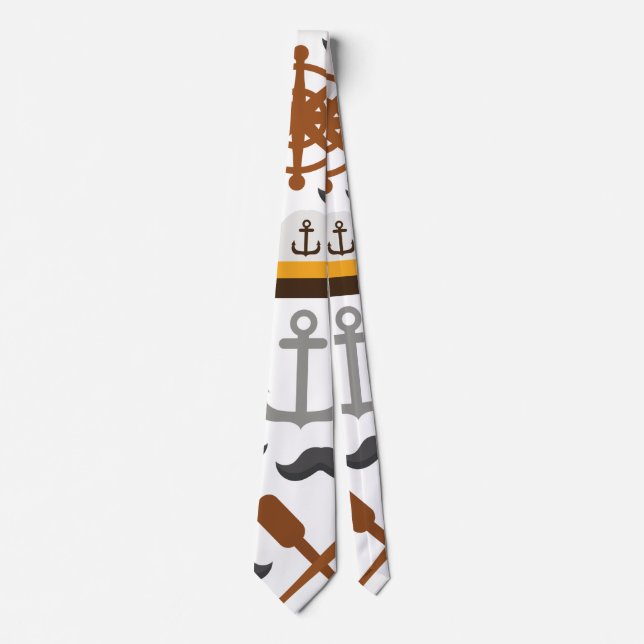 Nautical Pattern Tie (Front)