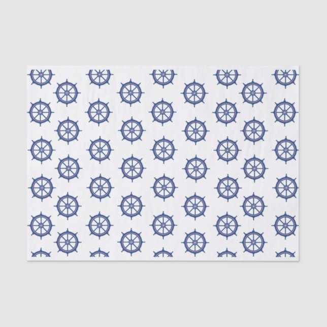 Nautical Pattern  Tissue Paper (Front)