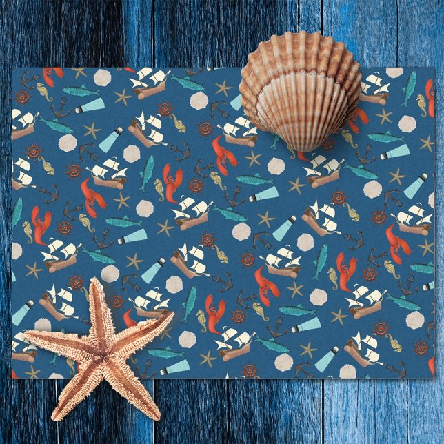 Nautical Pattern Tissue Paper (Creator Uploaded)