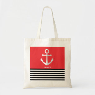 Nautical Pattern Tote Bag