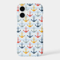 Nautical Pattern with Anchors
