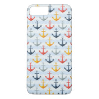 Nautical Pattern with Anchors