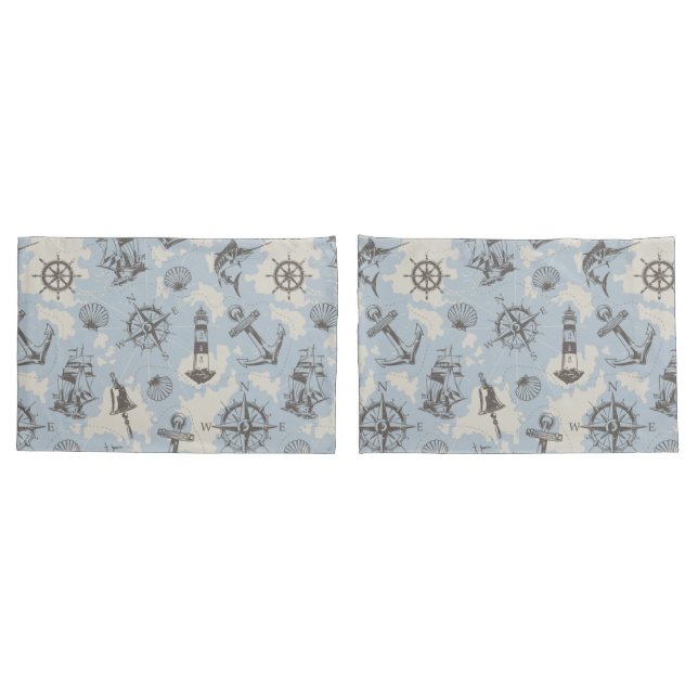 Nautical Pillowcase (Back-Set)